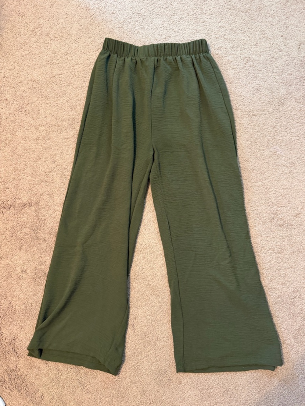 Natura Green Wide Leg Pants